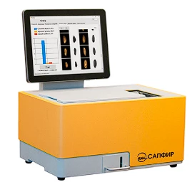 Анализатор содержания сорной и зерновой примесей САПФИР