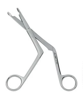 Щипцы для операций на носовой перегородке изогнутые 190 мм:uz:Egri burun septum jarrohlik forseps 190 mm