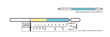Индикаторная трубка уксусная кислота 2-20;20-300 4,5/2-50;50-2000 4,5
