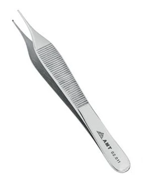 Пинцет  хирургический 122x1,5 мм:uz:Jarrohlik pinsetlari 122x1,5 mm