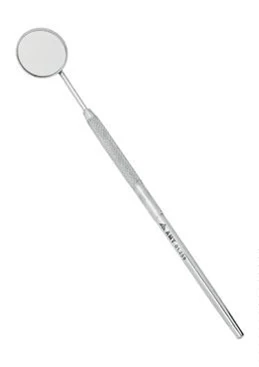 Зеркало стоматологическое с ручкой:uz:Tutqichli tish oynasi