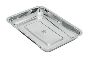 Лоток хирургический прямоугольный 260 мм:uz:To'rtburchak jarrohlik patnis, 260 mm