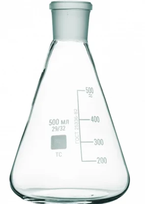 Колба Коническая-1-500-29/32 ТС