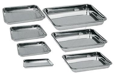 SKN012 / Stainless Steel Tray / 400x300x48mm (нержавеющие хирургические лотки, прямоугольные)