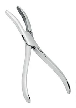Щипцы секвестральные изогнутые 200 мм:uz:Egri sekvestr forsepslari 200 mm