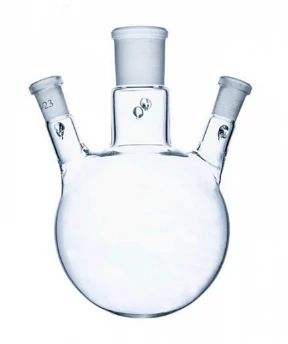Колба трехгорлая КГУ-3-1-1000-29/32-19/26-19/26 на 1000 мл