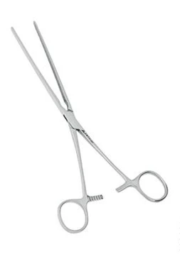 Зажим кишечный жесткий 265 мм:uz:Qattiq ichak qisqichi 265 mm