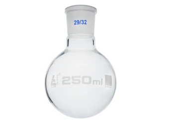 Колба круглодонная 250 мл, шлиф 29/32 :uz:Dumaloq tubli kolba 250 ml, shlif 29/32 