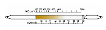 Индикаторная трубка сероводород 10-100;100-2000 (4,5)