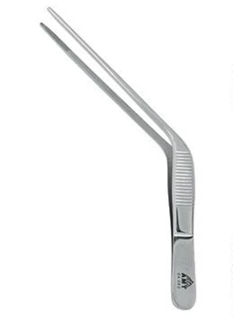 Пинцет ушной анатомический горизонтально-изогнутый 105 мм:uz:Gorizontal kavisli anatomik quloq cımbızları 105 mm