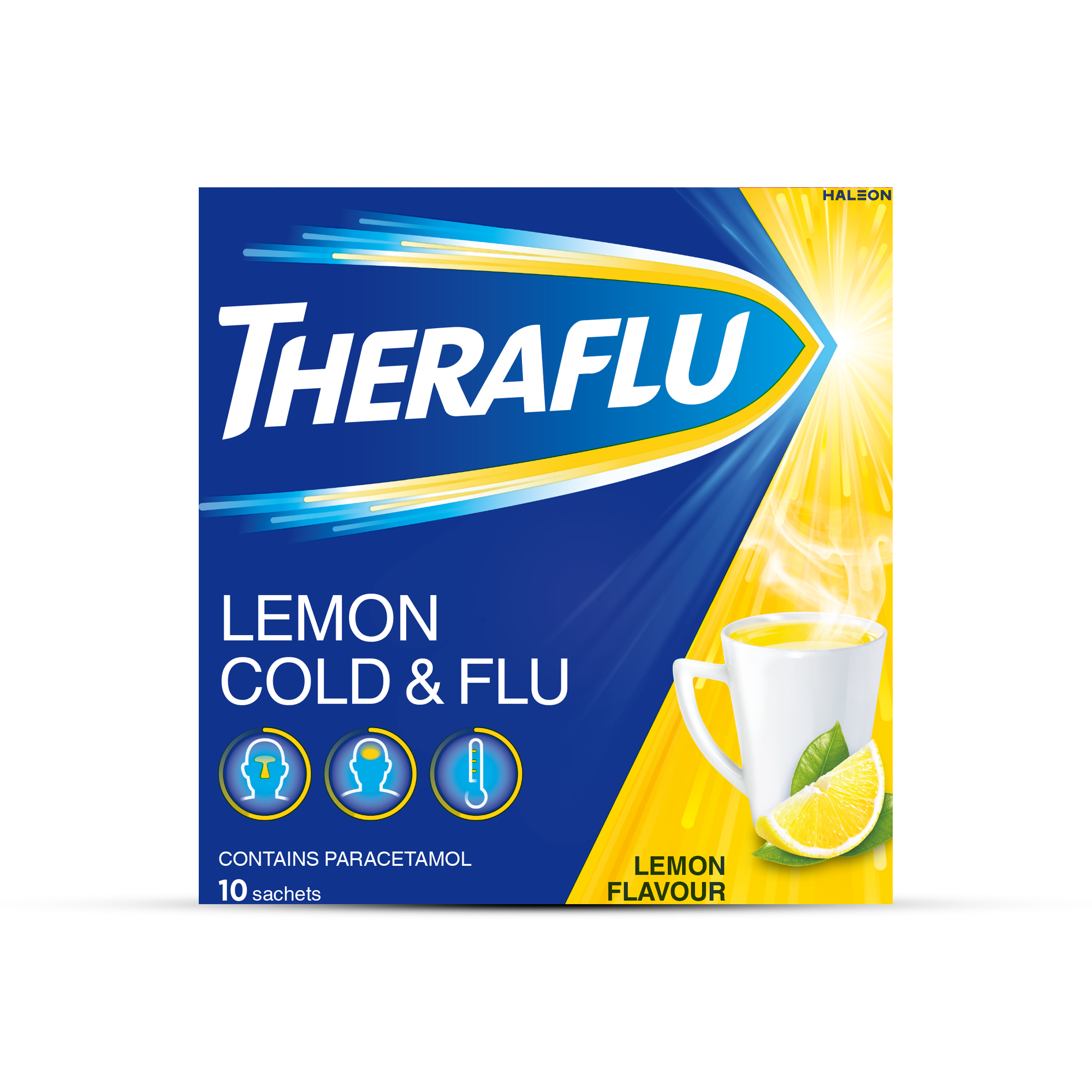 ТЕРАФЛЮ порошок со вкусом лимона N10