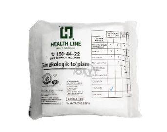 Набор гинекологический стерильный, health line:uz:Ginekologik steril to'plam, sog'liqni saqlash liniyasi