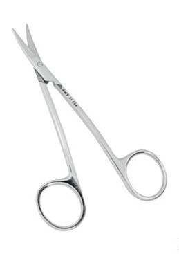 Ножницы остроконечные S-обратной формы 105 мм:uz:Uchli qaychi, S shaklidagi, 105 mm