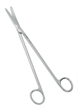 Ножницы для рассечения плода вертикально-изогнутые 240 мм:uz:Vertikal kavisli xomilalik diseksiyon qaychi 240 mm