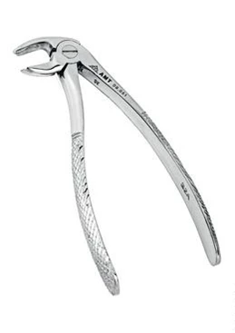 Щипцы для удаления молочных моляров нижней челюсти N°22A:uz:N°22A pastki jag'ning asosiy molarlari uchun ekstraksiya qisqichlari