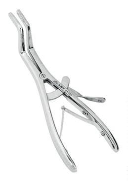 Роторасширитель с кремальерой длиной 190 мм:uz:190 mm uzunlikdagi mandalli og'iz retraktori