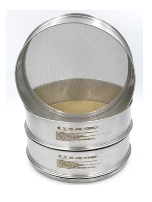 Сито лабораторное СЛМ-200 № 0.08 (нерж.):uz:Laboratoriya elak SLM-200 No 0,08 (zanglamaydigan)