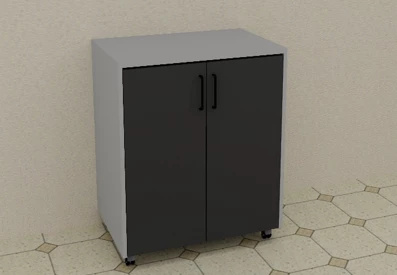 Тумба лабораторная  770*520*760  мм:uz:Laboratoriya shkafi 770*520*760 mm