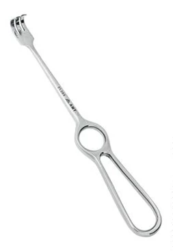 Крючок хирургический 3-x зубыйострый №2 дл. 200 мм:uz:O'tkir 3 tishli jarrohlik ilgagi № 2 uzun. 200 mm