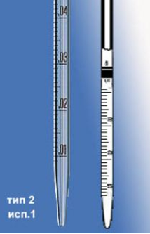 Пипетка 2-1-2-25 прям. град (полный слив):uz:Pipetka 2-1-2-25 tekis do'l (to'liq drenaj)