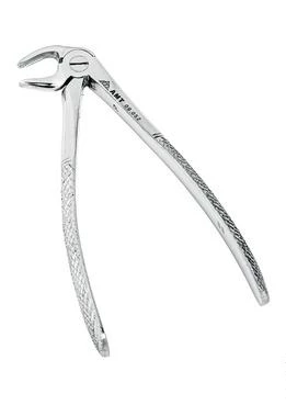 Щипцы с  широкими губками для удаленяи корней зубов нижней челюсти №33:uz:№33 pastki jag ildizini olish uchun keng jag'lari bo'lgan ekstraksiya qisqichlari