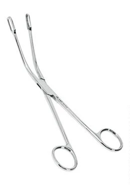 Щипцы для извлечения желчных и почечных камней вертикально-изогнутые 190 мм:uz:190 mm vertikal kavisli o't pufagi va buyrak toshlarini olish uchun kuchlar