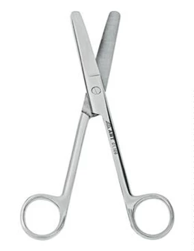 Ножницы остроконечные вертикально-изогнутые:uz:O'tkir qaychi, vertikal kavisli