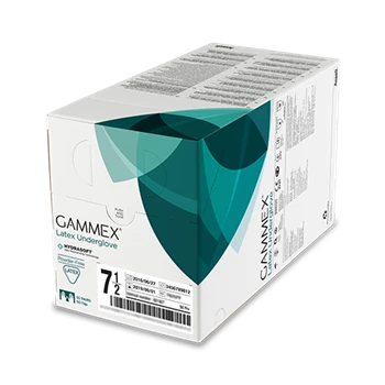 Перчатки латексные стерильные хирургические Gammex Latex Underglove 50 пар