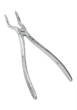 Щипцы с  широкими губками для удаления зубов верхней челюсти N°52:uz:Yuqori jag'ning ildizini olish uchun keng jag'lari bo'lgan ekstraktsiya forsepslari N°52