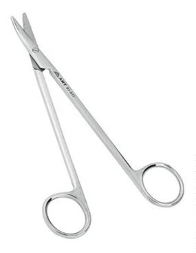 Ножницы сосудистые прямые 160 мм:uz:To'g'ri tomir qaychi, 160 mm