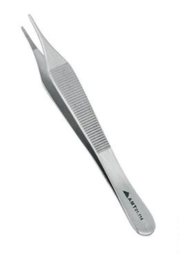 Пинцет анатомический 120х1,5мм 02012:uz:Anatomik cımbızlar 120x1,5 mm 02012