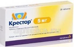 KRESTOR 0,005 tabletkalari N28