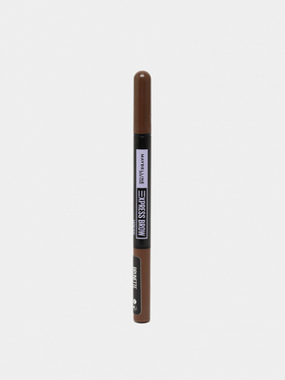 Карандаш для бровей Maybelline New York Xpress brow satin duo, оттенок 02, коричневый