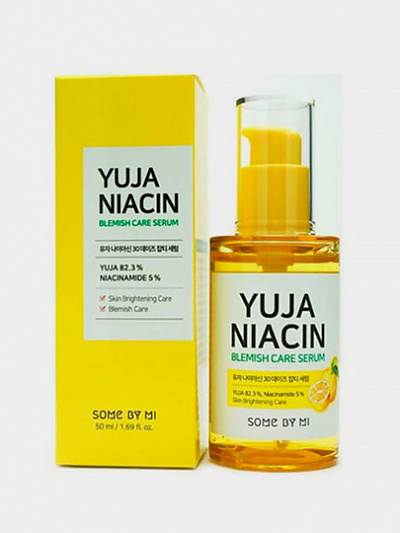 Осветляющая сыворотка с экстрактом юдзу Some By Mi Yuja Niacin Blemish Care Serum, 50 мл