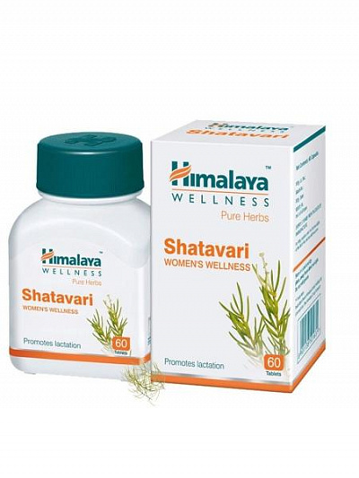 Женский тоник Himalaya Shatavari (Шатавари), 60 таб:uz:Himalaya Shatavari ayollar tonikasi (Shatavari), 60 Tab