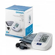 Tonometr Omron M2 Basic HEM-7121-ARU, adapter, manjet, qon bosimi o'lchagich, 22-32 sm