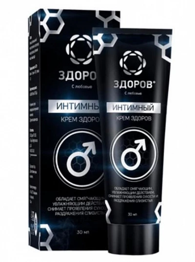Крем для мужчин Здоров:uz:Erkaklar uchun intim krem  "Sog'lom"