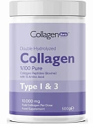 Collegen Forte Platinum kollagen kukuni 500 g, 100% toza, tabiiy er-xotin gidrolizlangan kollagen peptidlari (50 ta po