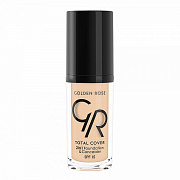 Тональный крем-корректор total cover 2in1 foundation & concealer №12-3366 Golden Rose