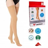Антиварикозные чулки выше колена Varitex (Варитекс):uz:Variteks varikozga qarshi uzun paypoq