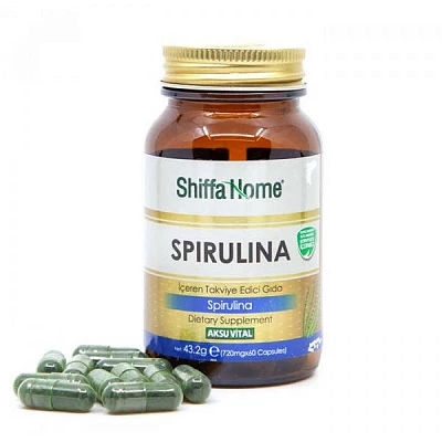 Спирулина в капсулах spirulina shiffa home, 60 капс/680мг
