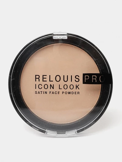 Пудра компактная Relouis PRO Icon Look Satin Face Powder, 9 г, тон 01