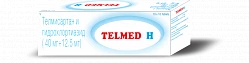 TELMED N tabletkalari 40mg 40 mg+12,5 mg N10