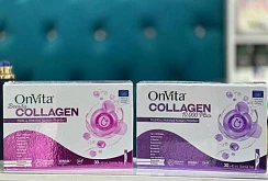 Турецкий жидкий коллаген OnVita  (30 шт):uz:OnVita turk suyuq kollagen (30 dona)