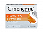 STREPSILS S VITAMINOM S tabletkalari so vkusom apelsina N24