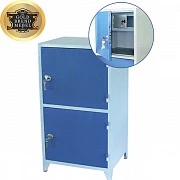 Железный шкаф двухъярусный 