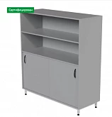 Стеллажи с раздвижными дверцами лабораторные