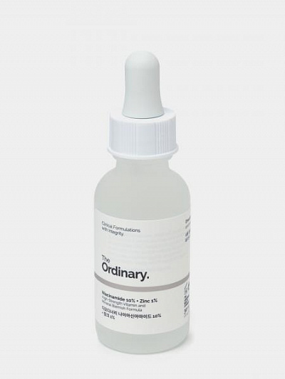 Сыворотка для проблемной кожи The Ordinary Niacinamide 10% + Zinc 1%, 30мл