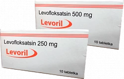 LEVORIL tabletkalari 500mg N10