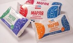 Марля медицинская отбеленная в кусках, 1 м х 84 см:uz:Oqartirilgan tibbiy doka bo'laklarga bo'lingan, 1 m x 84 sm